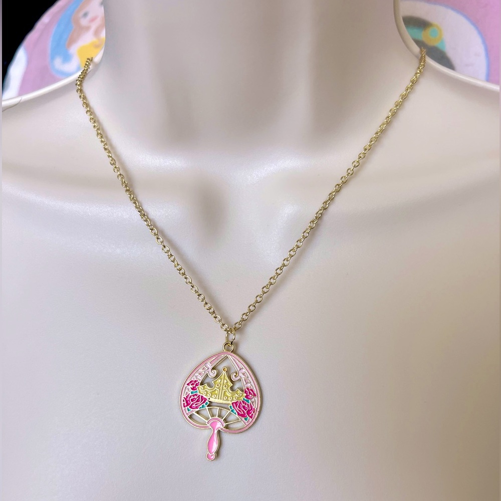 NEW Handmade Aurora Disney Sleeping Beauty Inspired Necklace